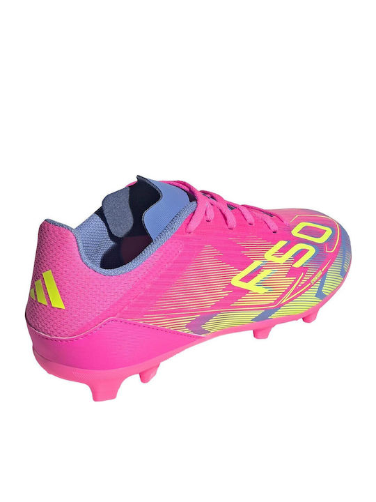 F50 League FG/MG Παιδικά Ποδοσφαιρικά Παπούτσια με Τάπες Φούξια