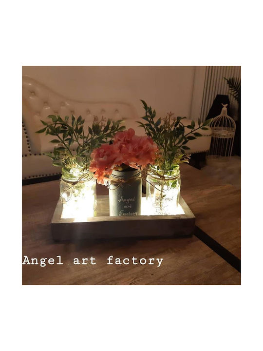 Dekorative Lampe Blume