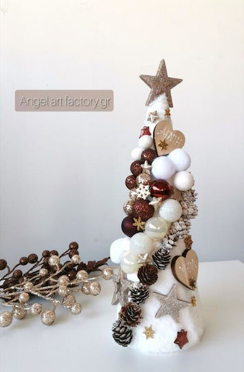 Christmas Decorative Fabric Tree Adorned