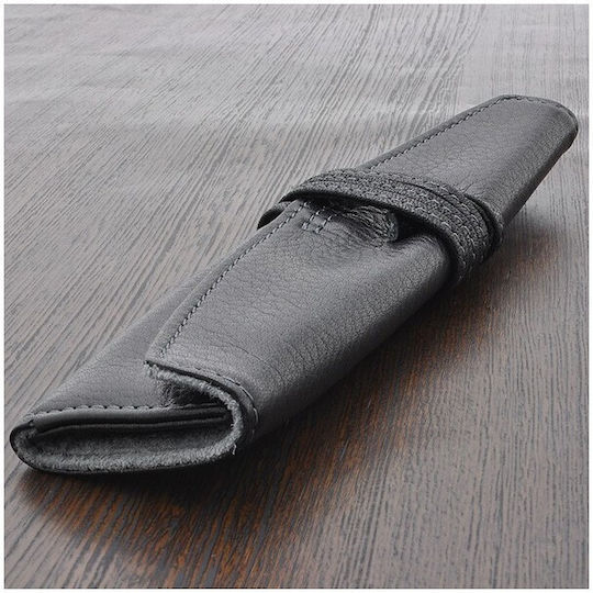 Namiki Pilot Pensemble Roll Pencil Leather Case 1 Pocket Black Psr1-01-bb 3131910551102