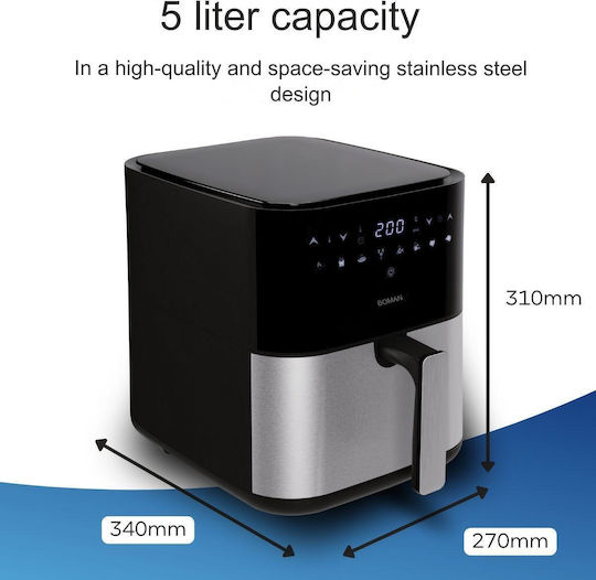 Air Fryer 5lt Black