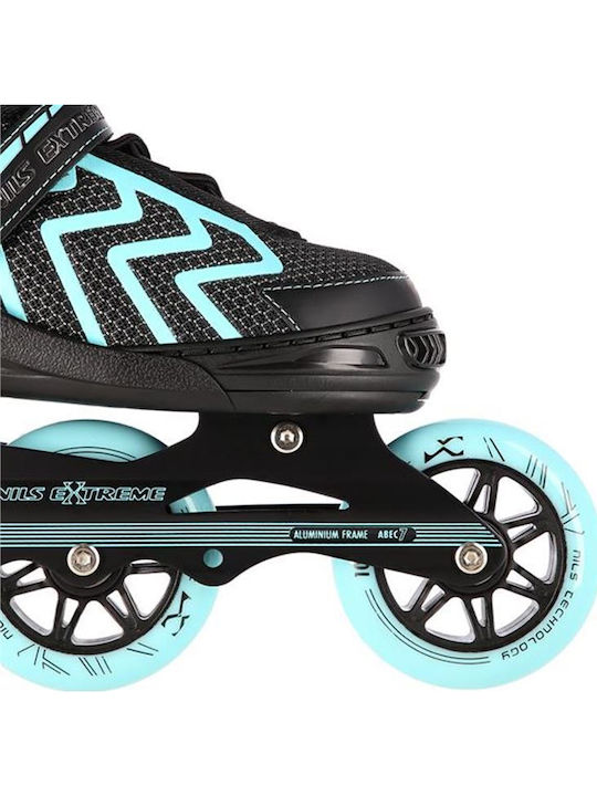 Nils Inline Αυξομειούμενα Rollers Μαύρα Παιδικά