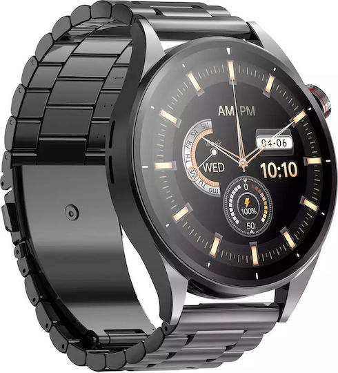 MaxCom Iron 54mm Smartwatch με SIM και Παλμογράφο (Γκρι)