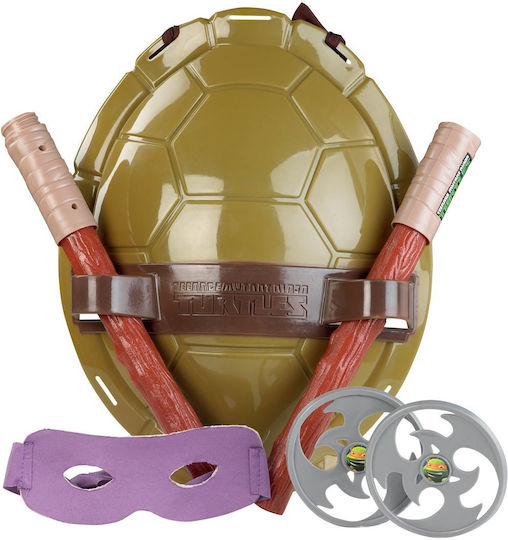 Karneval-Set Teenage Mutant Ninja Turtle Michelangelo Panzer Waffen Maske Spaß F-80703-1