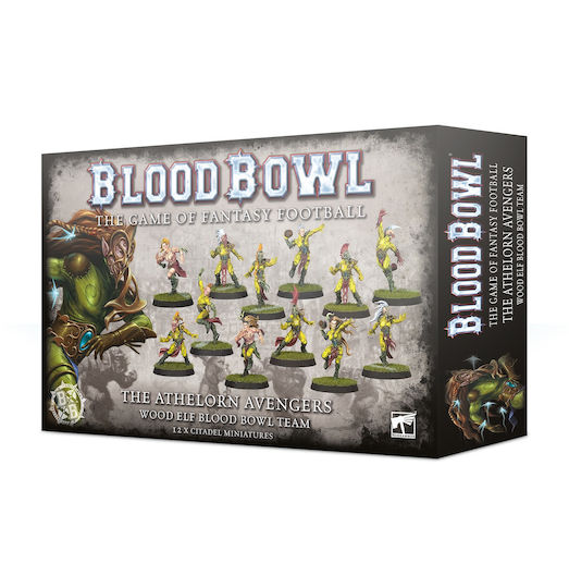 Games Workshop Blood Bowl Holz-Elf-Team Figur