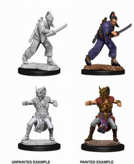 WizKids Dungeons & Dragons Nolzur's Marvelous Miniatures Небоядисана Фигура Човек Монах Мъжки