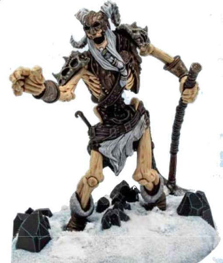 Dungeons & Dragons Icewind Dale Rime Frostmaiden Скелет на ледовит великан 1 неоцветена фигура