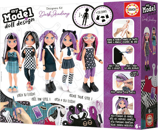 Educa Kinderhandwerk My Model Doll Design für Kinder 6+ Jahre+ Jahre