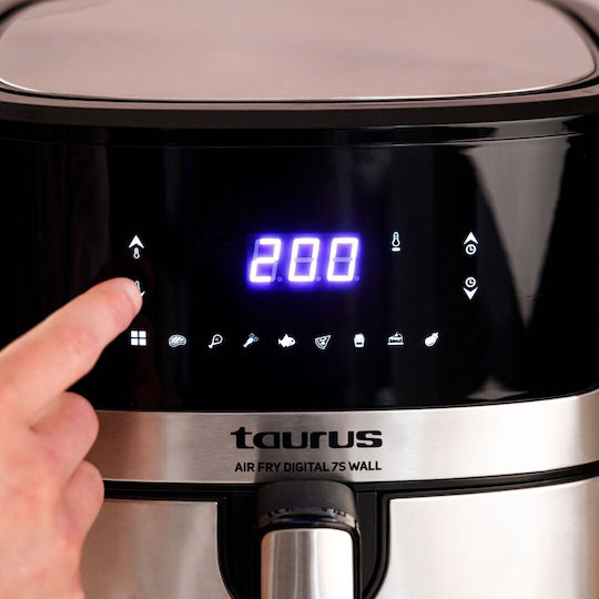 Taurus Air Fryer 6.5lt Ασημί 973993000