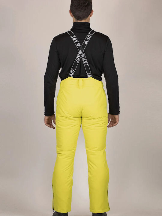 Astrolabio AE9B-047 Men's Trousers for Ski & Snowboard Yellow