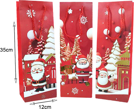 Christmas Gift Bag 35x12 cm 12 Pieces (Various Designs)