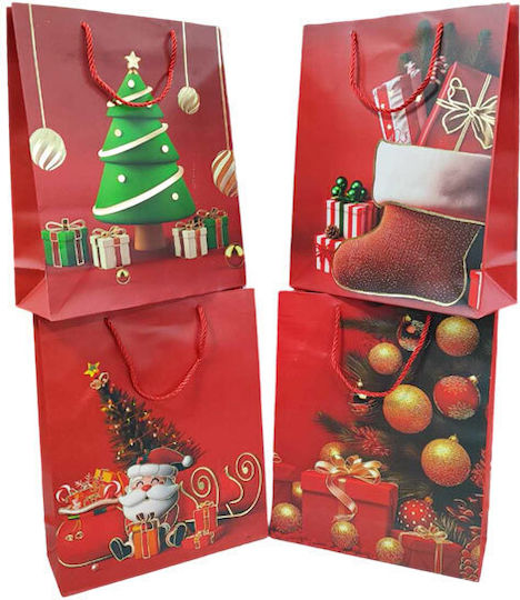 Christmas Gift Bag 40x31 cm 12 Pieces (Various Designs)