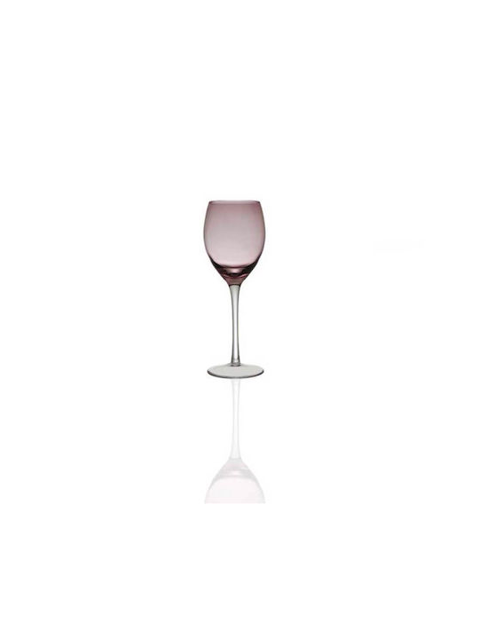 Cryspo Trio Irid Set of Glasses Water made of Glass in Purple Color Stemmed 360ml 52.012.53 6pcs