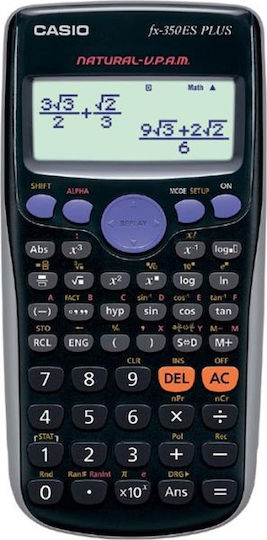 Casio FX-350ES Plus 2 Calculator Scientific 15 Digits in Black Color 1pcs