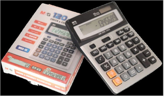 M&G MGC-10 Calculator 12 Digits in Silver Color 1pcs