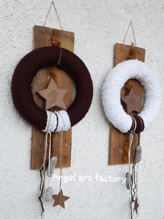 Christmas Wooden Decorative Wreath