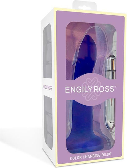 Farbwechselnder Dildo Lila zu Rosa Größe S 14 cm