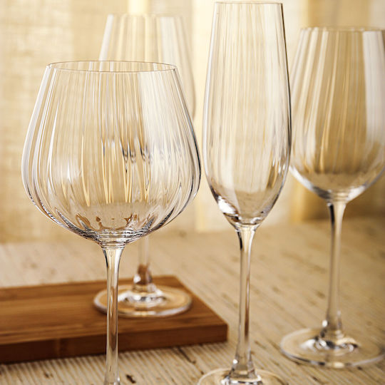 Bohemia Optic Glass for White and Red Wine Crystal Goblet 400ml
