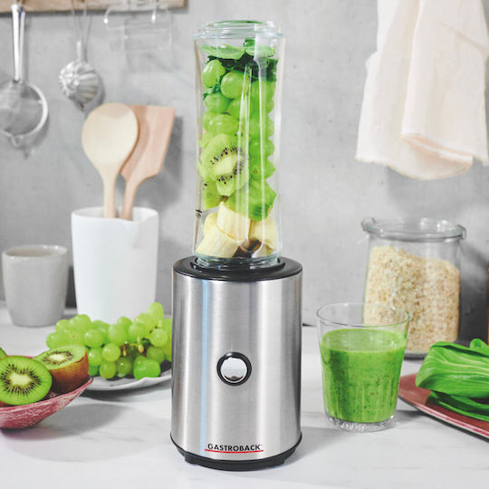 Gastroback Mixandgo Blender Cu Cană Tritan 600 Ml Argintie