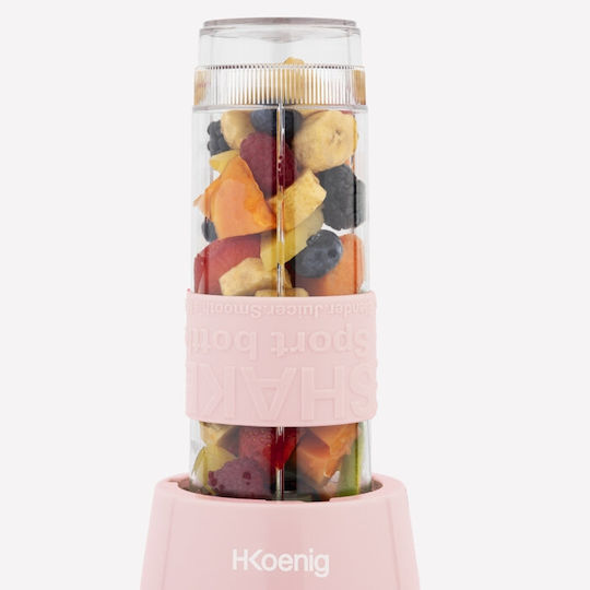 HKoenig SMOO Μπλέντερ με Πλαστική Κανάτα 570 ml Ροζ