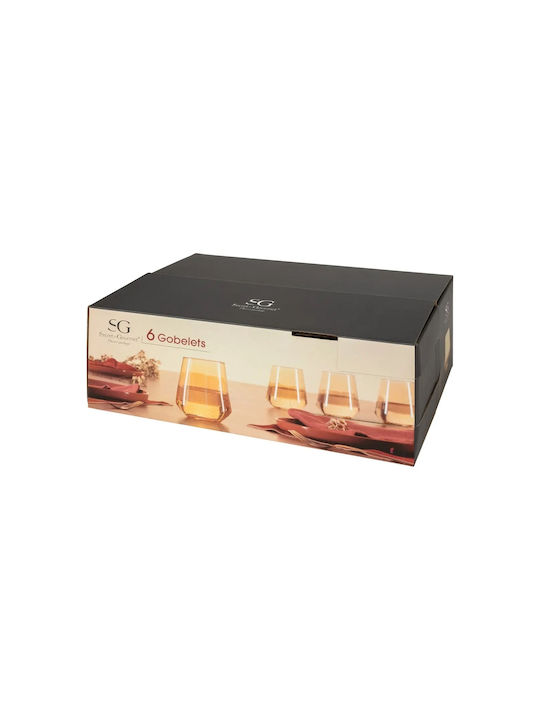 Secret de Gourmet Set of Glasses Water made of Glass 450ml 6pcs