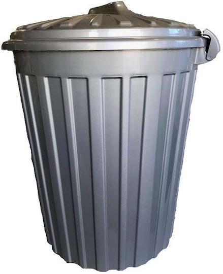 Cyclops Plastic Waste Bin 60lt Gray
