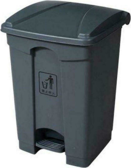Delta Cleaning Plastic Waste Bin 45lt with Pedal Gray