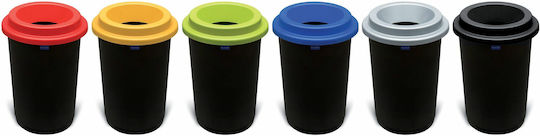 Delta Cleaning Recycling Plastic Waste Bin 50lt Black