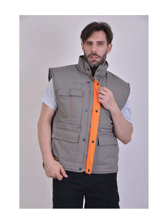 Ergo Men's Safety Vest Gray