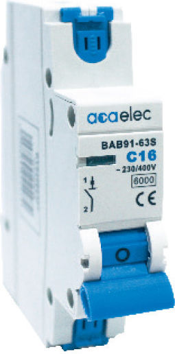 Aca Automatic Circuit Breaker 6A Single-pole AC DY02060305