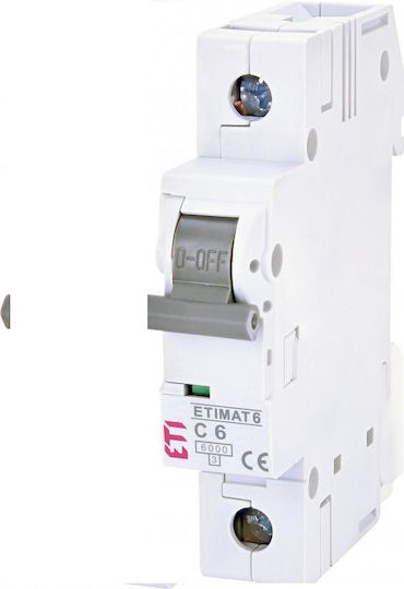 ETI Automatic Circuit Breaker 20A Single-pole AC/DC 2141517