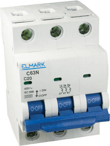 Elmark Αυτόματη Ασφάλεια 2A Τριπολική AC 41302