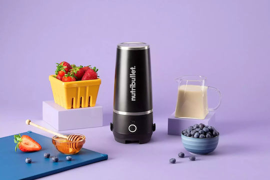 NutriBullet Flip Blender With Stainless Steel Jug 590 ml 11.1V Black