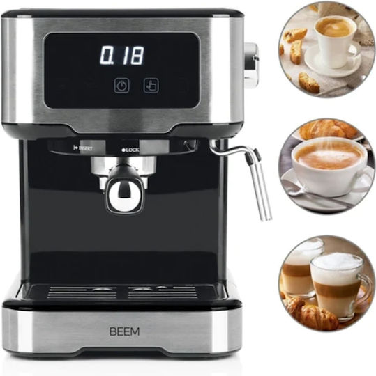Beem Mașină de Espresso 1100W Presiune 15bar Argintie