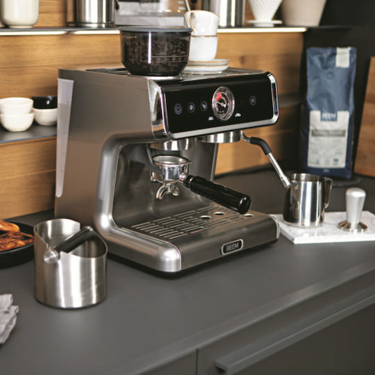 Beem Automat de Espresso 3000W Presiune 15bar Argintie