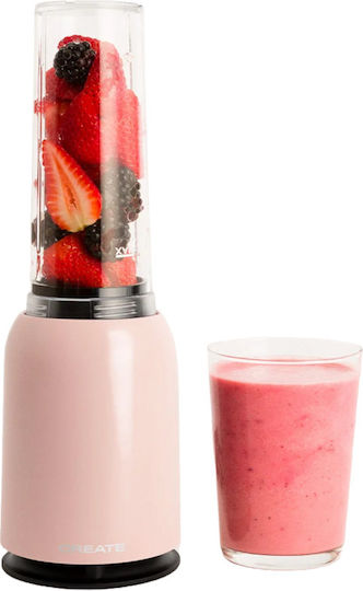 Create Moi Studio Μπλέντερ με Πλαστική Κανάτα 400 ml Ροζ