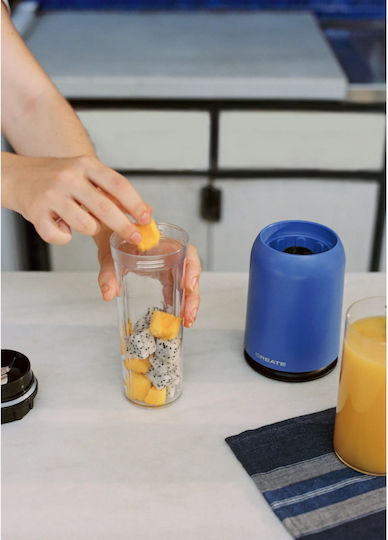 Create Moi Studio Μπλέντερ με Κανάτα Tritan 400 ml Μπλε