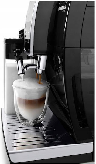 De'Longhi Dinamica Plus Αυτόματη Μηχανή Espresso 1450W Πίεσης 15bar με Μύλο Άλεσης Μαύρη ECAM382.70.B
