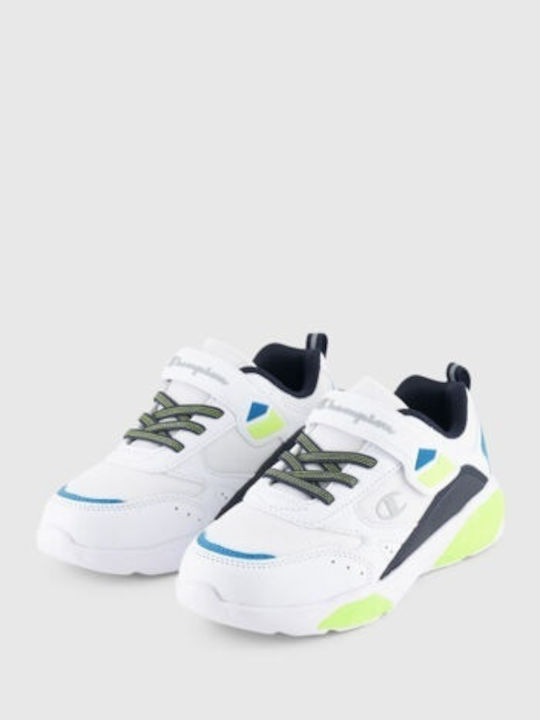 Wave B Ps Παιδικά Sneakers με Σκρατς Λευκά