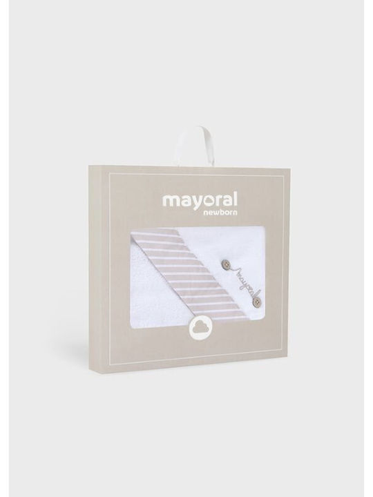 Mayoral Βρεφική Κάπα-Μπουρνούζι με Κουκούλα Γκρι