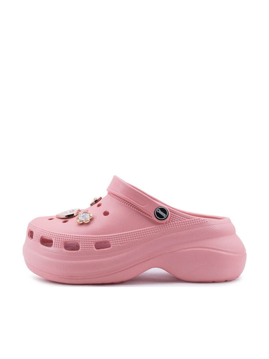 Cubanitas Дамски Клоги Light Pink
