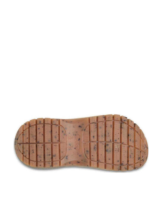 Crocs Classic Mega Crush Дамски Клоги Бежов