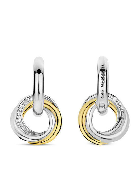 Ti Sento Ohrringe aus Silber