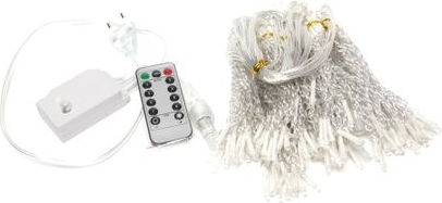 300 Lămpițe LED 3m. x 300buc Alb cald USB tip Perdea 1buc