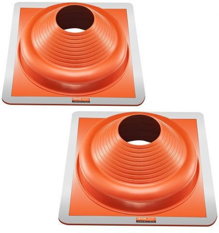 Vevor 2 Pieces Metal Roof Pipe Sealant Pipe Cover 6-3/4"-14" High Temperature Silicone Wdgdtghsgjl1cl6utv0
