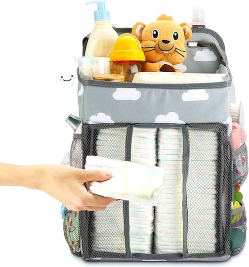 Organizator Pătuț Tecos Scutece Accesorii Alte Esențiale Îngrijire Bebeluși 43x28x20cm Suspendabil pe Pătuț Gri Organizator Pătuț Tecos Scutece Accesorii Alte Esențiale Îngrijire Bebeluși 43x28x20cm Suspendabil pe Pătuț Gri