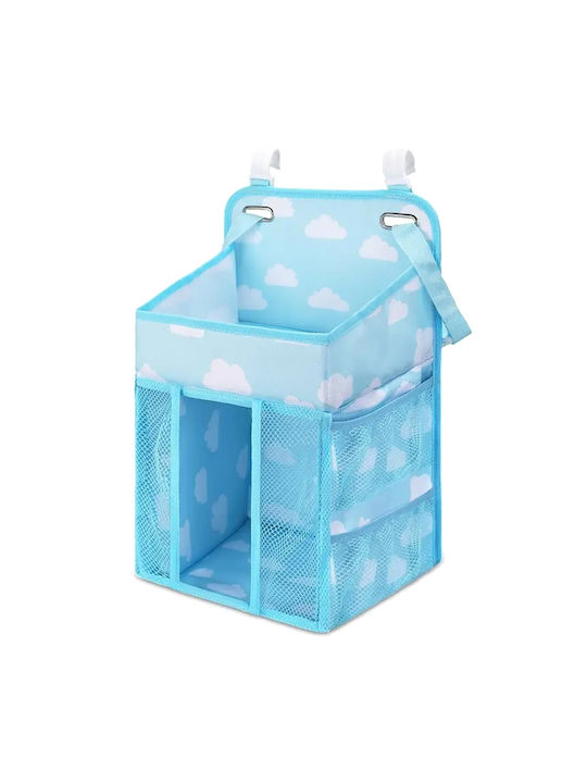 Organizator pentru Pătuț Tecos Scutece Accesorii Alte Esențiale Îngrijire Bebeluși 43x28x20cm Opțiune de Agățare Pătuț Albastru