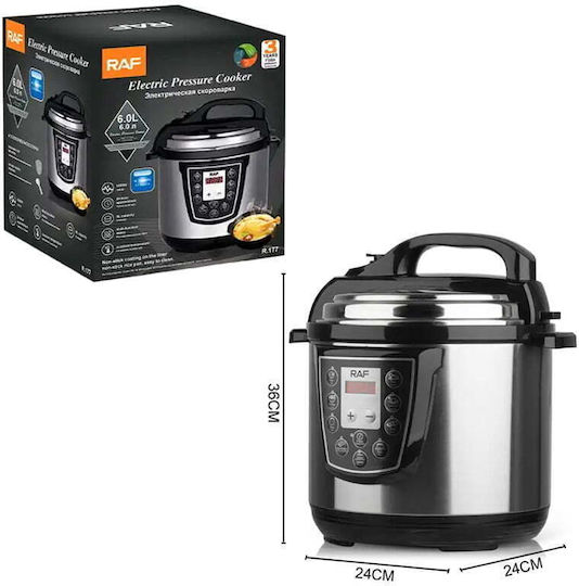 Raf Rice Cooker 1.0kW με Χωρητικότητα 6lt