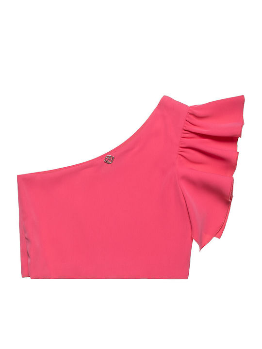 Alouette Crop Top Fuchsia