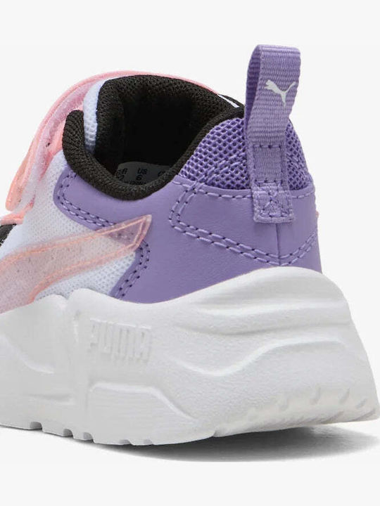 TRINITY 2 JR Kids Sneakers with Scratch White